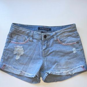 Vigoss Jeans girls light wash shorts